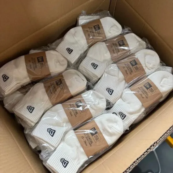 New Era Essential Ankle Socks White - 11