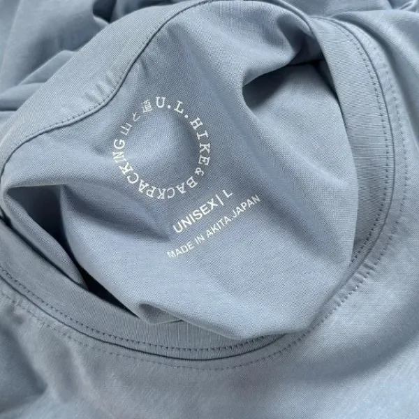 Design Yamatomichi Mountain and Road Pocket T-Shirt in Sage Green, Sky Blue, Charcoal Gray T-Shirts - 28