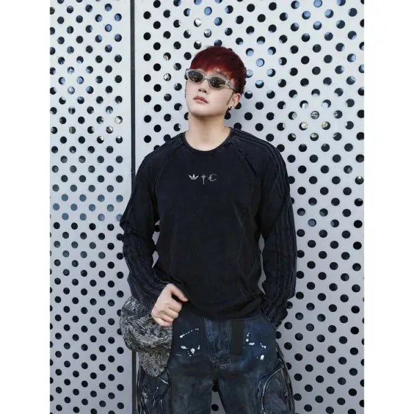 Adidas Originals T-Shirt with Triple Logo Black - 10