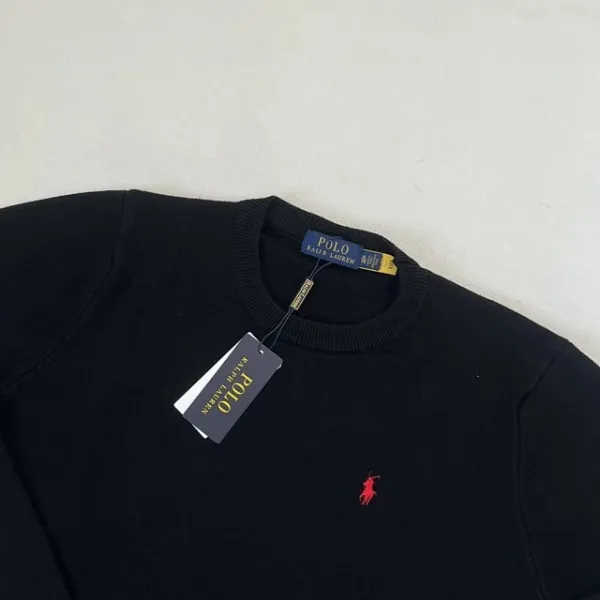 Polo Ralph Lauren Classic Crewneck Sweater Navy Blue - 7
