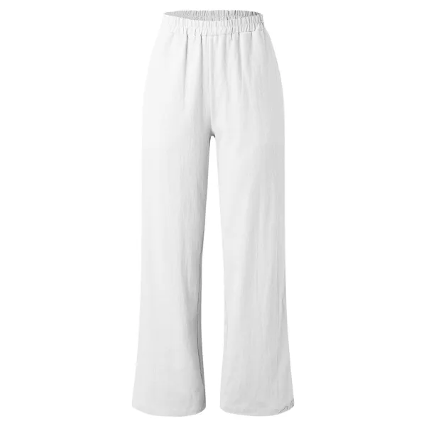 Design Wide-Leg Cropped Pants Red - 27