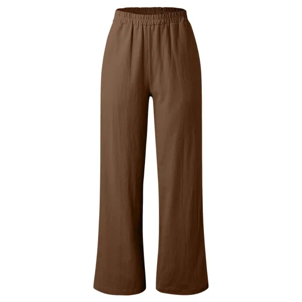 Design Wide-Leg Cropped Pants Red - 35