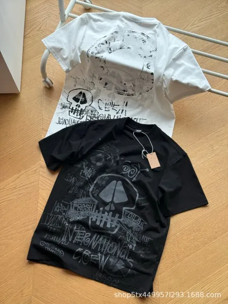 Design Skull Graphic Print Black T-Shirt - 3