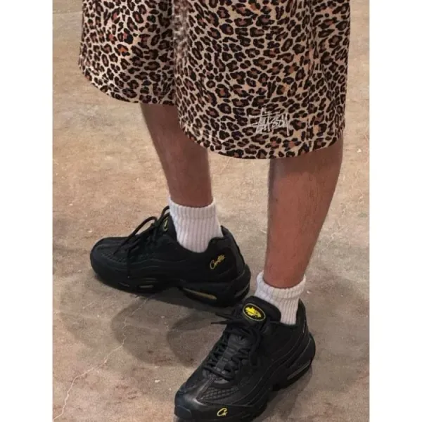 Stussy Snake Print Shorts Black Multicolor - 12
