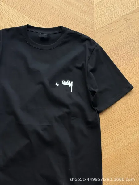 Design International Crew Graphic Print Black T-Shirt T-Shirts - 7