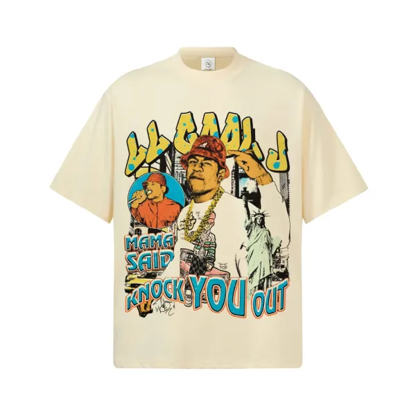 Cactus Jack x Design 'Mama Said Knock You Out' Graphic T-Shirt - 1
