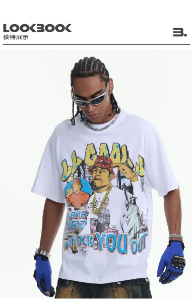 Design Lil' Cease 'Mama Said Knock You Out' Graphic T-Shirt Black - 16
