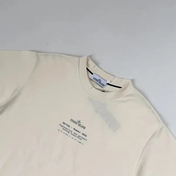 Stone Island Compass Logo Print Black T-Shirt - 13