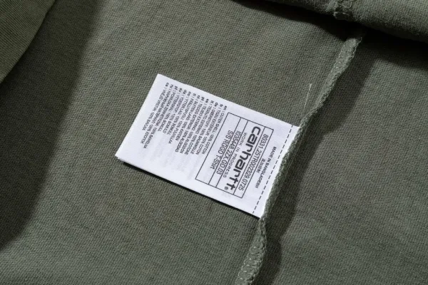 Carhartt Work In Progress Logo Print Oversized T-Shirt Army Green - 11