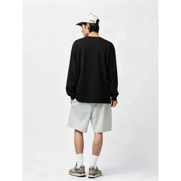 Design WTAPS Logo Long Sleeve Tee Black / White T-Shirts - 7