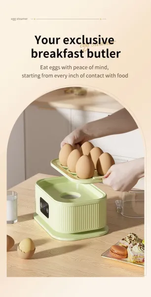 Design Digital Egg Cooker Mint Green Kitchen Appliance Electronics - 9