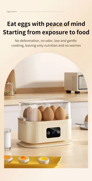 Design Digital Egg Cooker Mint Green Kitchen Appliance Electronics - 14