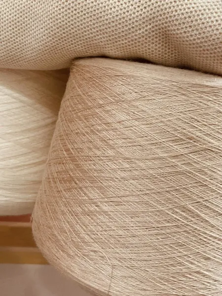 Design Knit Sweater in Cream with Textured Waffle Stitch - 42