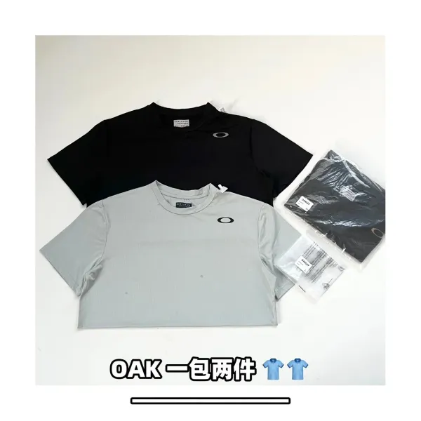 Oakley Performance T-Shirt Black and Gray - 1
