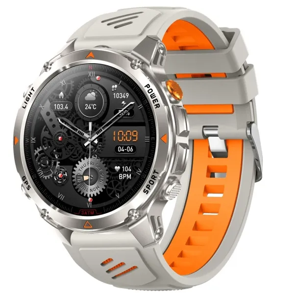 Design Smartwatch Pro Orange Gray Sports Watch Smartwatches - 1