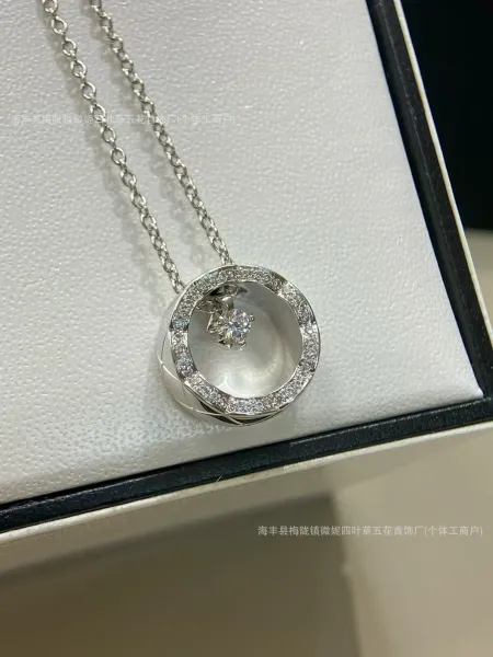 Design Minimalist Cube Pendant Necklace Silver Jewelry - 13
