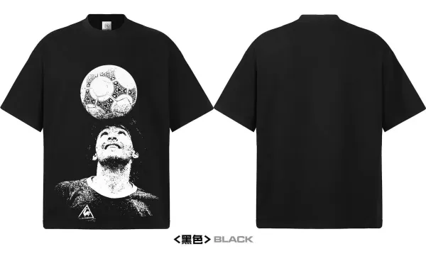 Le Coq Sportif x Messi Graphic Print Beige T-Shirt - 13