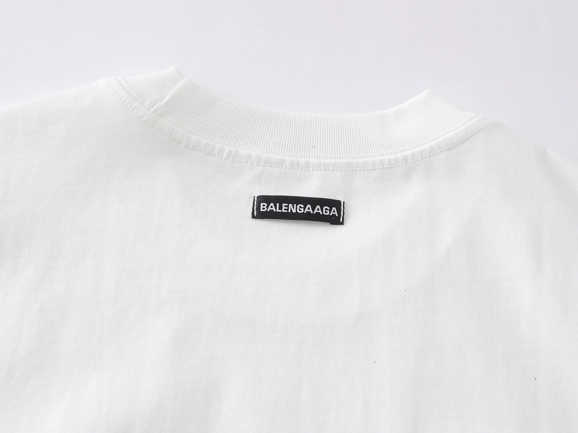 Design BangOuluo Splatter Print White T-Shirt T-Shirts - 17
