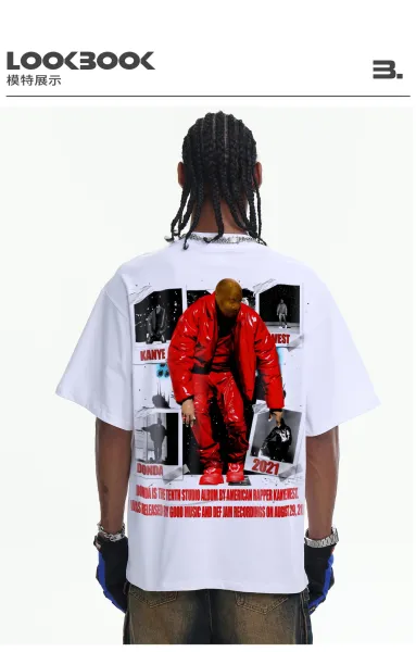 Design Kanye West Donda Album Art White T-Shirt T-Shirts - 17