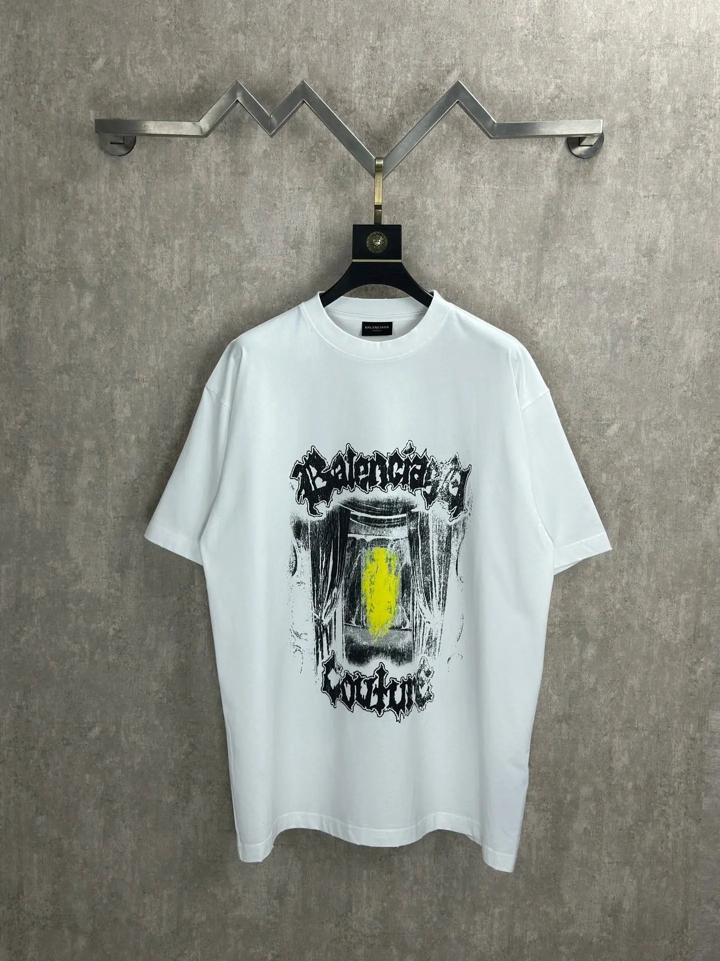 Balenciaga Collegiate Arch Logo 01 Black T-Shirt - 13