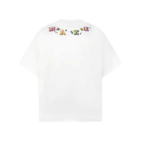 KAWS x Uniqlo Graphic Print Oversized T-Shirt Gray - 5