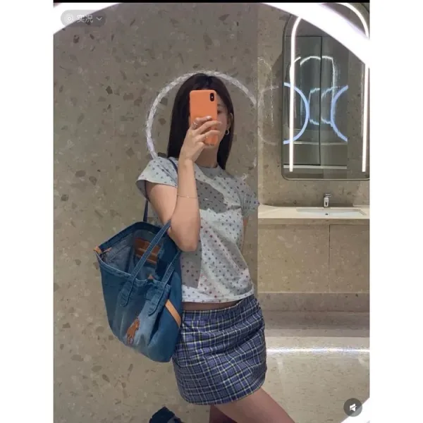 Polo Ralph Lauren Denim Tote Bag Blue - 10