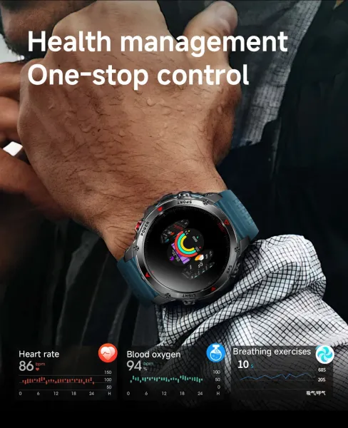 Design Smartwatch Pro Black Orange Sports Watch - 14