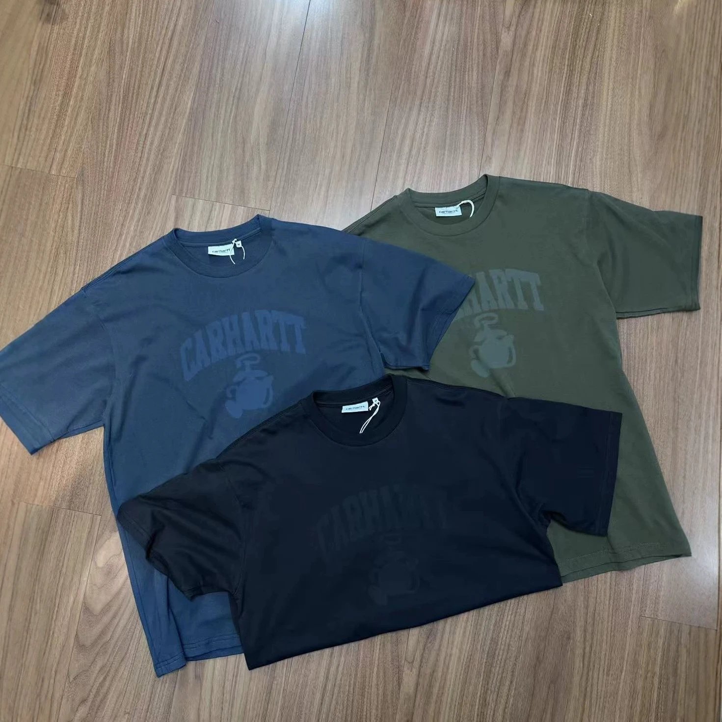 Carhartt Graphic Print Navy Olive Black Classic T-Shirt
