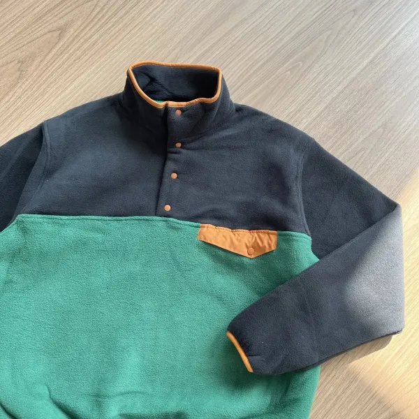 Patagonia Synchilla Snap-T Fleece Pullover Gray Tops - 26