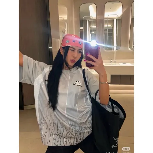 Acne Studios x Kappa Mesh Panel T-Shirt Multicolor - 19