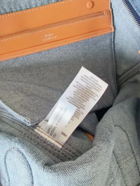 Polo Ralph Lauren Denim Tote Bag Blue - 33