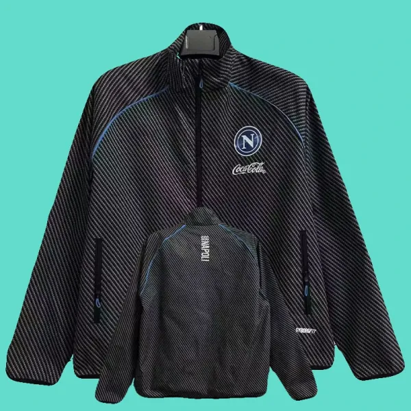 AFA Track Jacket Light Gray with Black Trim Outerwear - 44