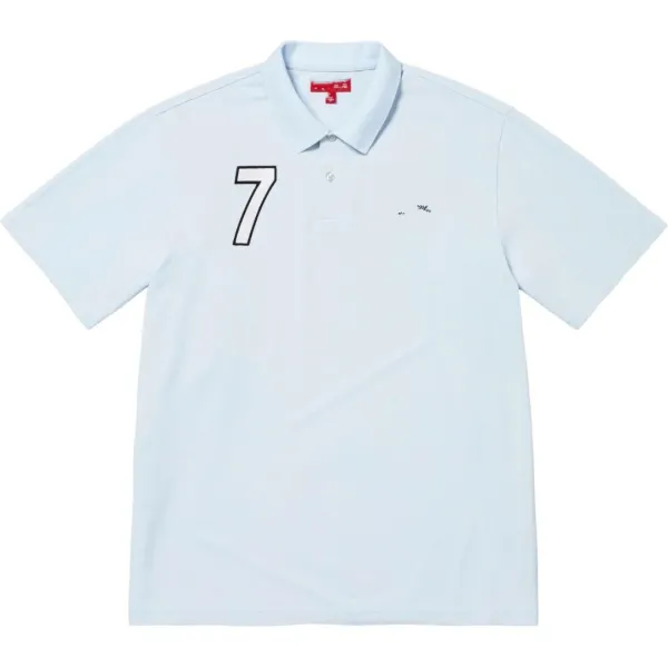 Comme des Garçons Play x Fred Perry Polo Shirt Light Blue - 6