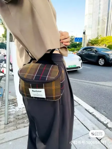 Burberry Barbour x Brompton Camera Bag Multicolor Tartan Crossbody Bag Crossbody Bags - 19