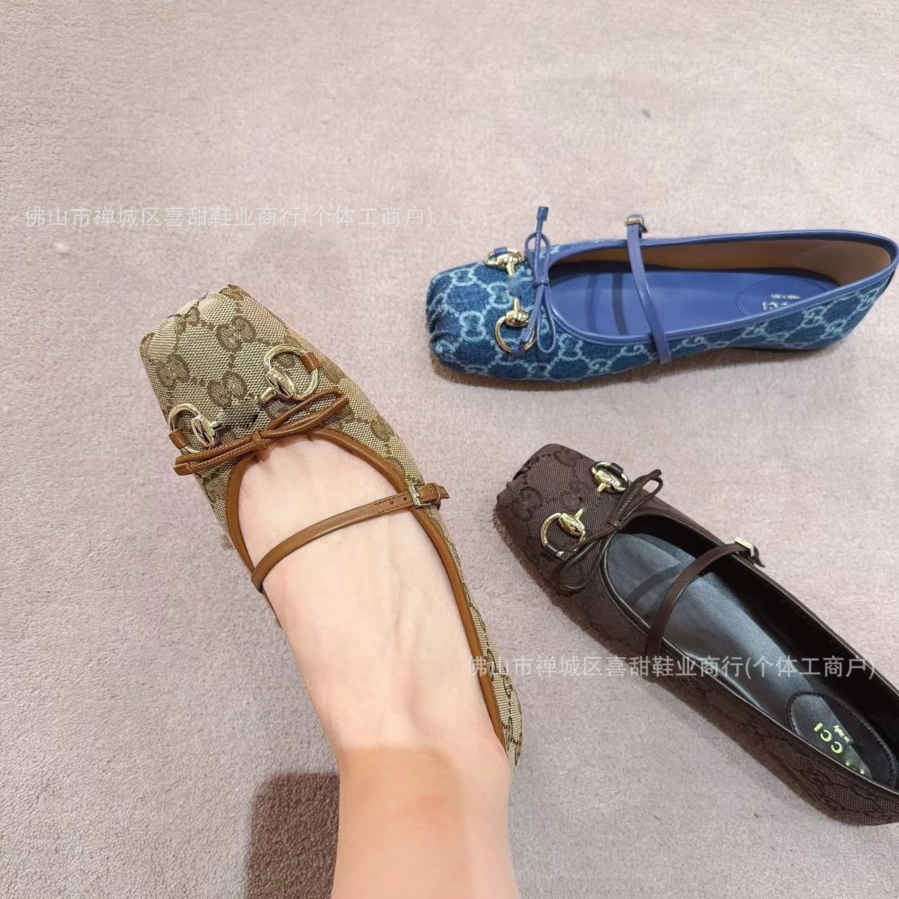 Gucci GG Marmont Mary Jane Heels Olive Green - 14