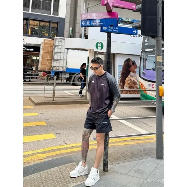Acne Studios x Kappa Mesh Panel T-Shirt Multicolor - 24