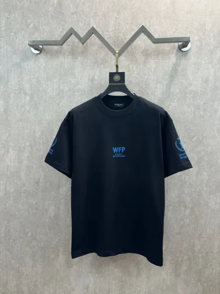 Balenciaga x WFP Collaboration Black T-Shirt - 1
