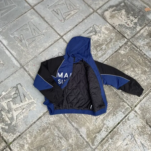 Marty x Supreme Windbreaker Jacket Navy / Black - 13