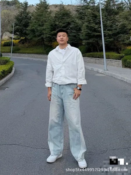 Thom Browne Striped Sleeve Shirt White - 15