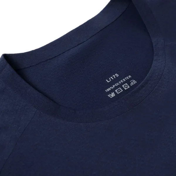 Design Basic Crew Neck T-Shirt Dusty Blue - 13