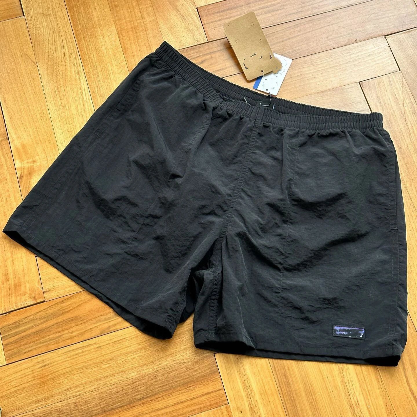 Quick-Dry Swim Trunks Black Beige Blue Beach Shorts