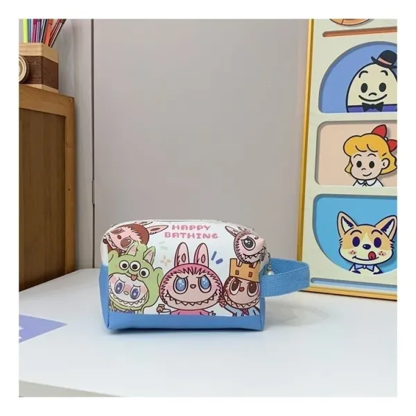 Design Abubu Cartoon Print Yellow Pouch Bag Clutches - 6