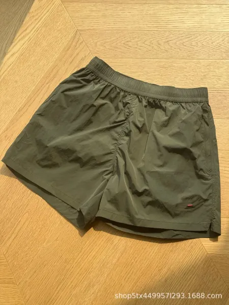 Design Minimalist Nylon Shorts Black - 7