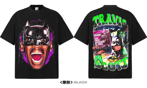 Travis Scott x Cactus Jack Batman Graphic Oversized T-Shirt Green - 13