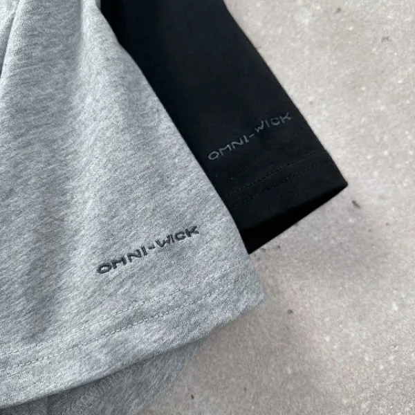 Design Columbia x atmos Collaboration Logo Back Print T-Shirt Gray T-Shirts - 28