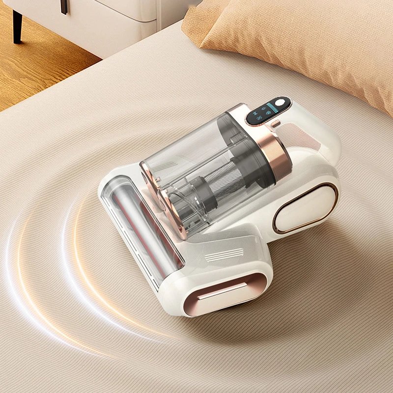 Cordless Mite Remover LP-018 White Rose Gold Compact Vacuum