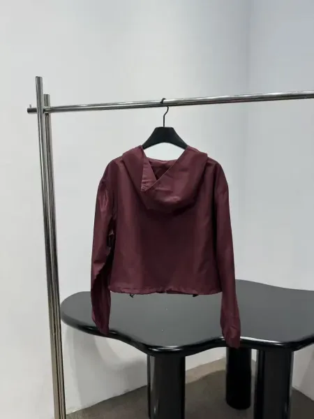 Design A-Line Drawstring Skirt in Burgundy - 7