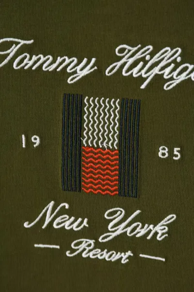 Tommy Hilfiger New York Resort Olive Green T-Shirt - 9