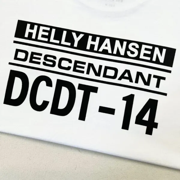 Design Helly Hansen x Descendant White T-Shirt T-Shirts - 12