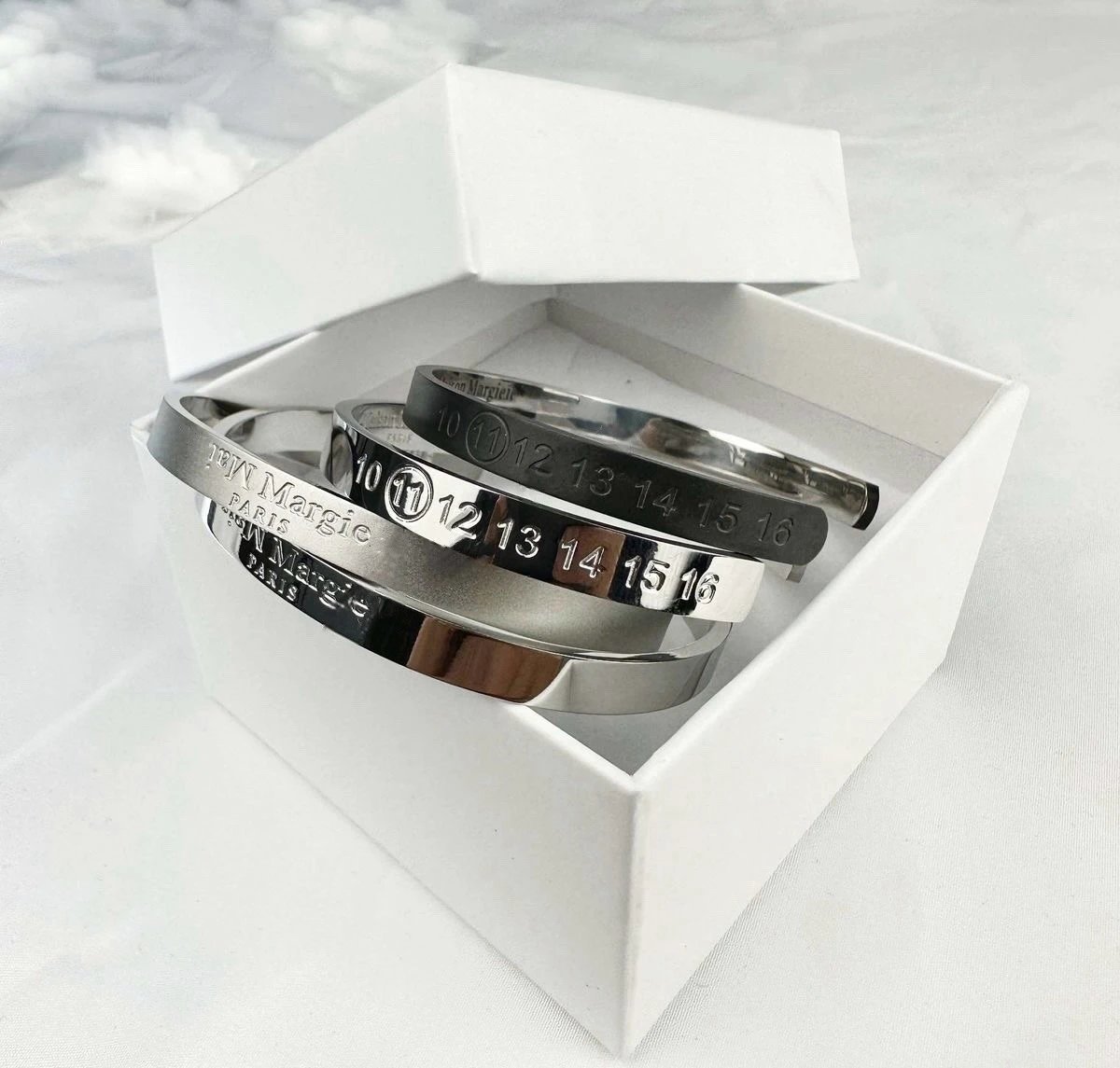 Design Cuff Bracelet Silver Metal Jewelry - 4